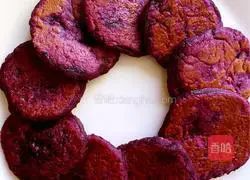 Sweet Purple Potato Cake Illustration of how to do it 7