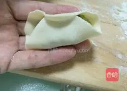 Illustration of how to make three fresh dumplings 9