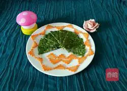 Celery Leaf Egg Pancake Illustration of how to do it 8