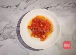 Illustration of how to make tomato and egg fried rice 2
