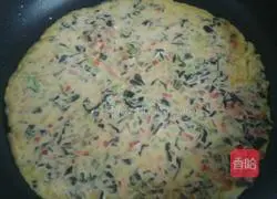 Illustration of how to make fungus and ham cake 5