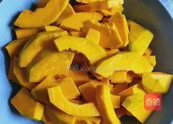 Pumpkin glutinous rice balls recipe 1