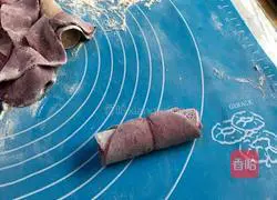 Purple Sweet Potato Rose Steamed Buns Recipe Illustration 9