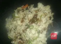 Mushroom Fried Rice Recipe Illustration 6