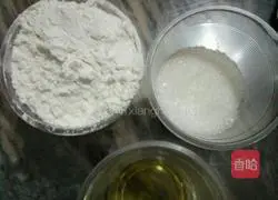 Illustration of how to make sandwich meat floss cake 2