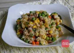 Illustration of home-style fried rice 10