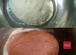 Illustration of how to make two-color steamed buns 6