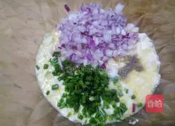 Illustration of making fish egg cake 4