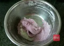Illustration of how to make orange and purple potato glutinous rice balls 6