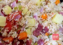 Illustration of tomato braised rice 10