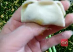 Illustration of how to make shepherd's purse dumplings 5