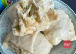 Ham and eggs Illustration of how to make steamed buns 5