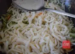 Vegetarian fried noodles recipe 7