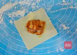 Illustration of making mushroom wontons 11