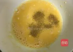 Illustration of how to make chive egg pancake 4