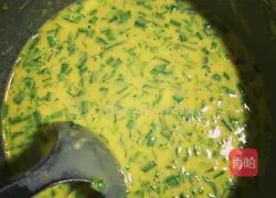 Garlic egg pancake recipe 4