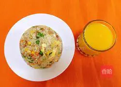 Illustration of how to make fancy fried rice 17