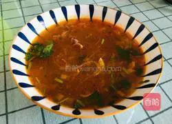 Illustration of how to make potato vermicelli and haggis stewed 9