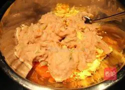 Illustration of how to make tomato and egg dumplings 7