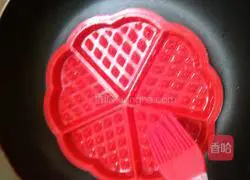 Baby Complementary Food ♤ Pan Banana Waffles (Waffle Lattice Pancake) Recipe Illustration 5