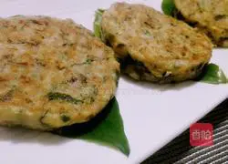 Illustration of how to make pan-fried tofu and toon cake 8