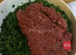 Illustration of how to make beef and leek dumplings 6