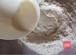 Illustration of how to make salty steamed buns (direct fermentation method 4)