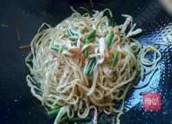 Illustration of how to make fried noodles 11