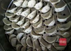 Illustration of how to make fennel and pork dumplings 6