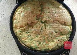 Illustration of how to make bean and egg pancakes 7