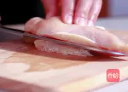 Illustration of how to make lemon chicken breast noodles 1