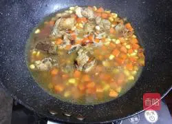 Illustration of how to make braised pork ribs with rice 8