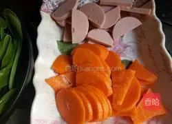 Illustration of homemade fried noodles 3