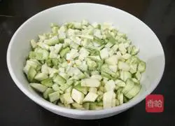 Illustration of how to make golden pumpkin dumplings 6