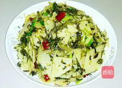 Illustration of how to make stir-fried noodles with pickled cabbage 5