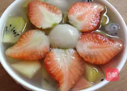 Illustration of how to make sweet and sour fruit glutinous rice balls 10