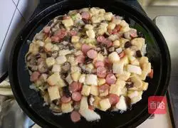 Illustration of how to make steamed buns and diced egg pancakes 3