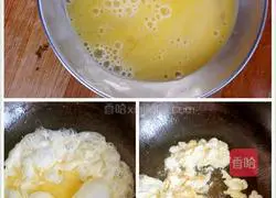 Illustration of how to make fried noodles with tomatoes, eggs and ham 5