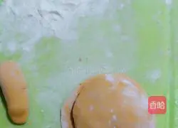 Illustration of how to make sweet potato bean paste cake 9