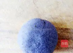 Illustration of how to make sweet potato and black rice cakes 10