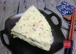 Illustration of how to make egg pancakes 1