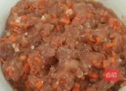 Illustration of how to make meat stuffing for dumplings and wontons 11