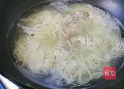 Illustration of how to make clear glutinous rice dumpling noodles 3