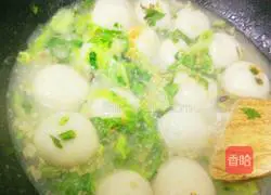 Illustration of how to make glutinous rice balls with fillings 14