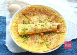 Illustration of how to make carrot and egg pancakes 9