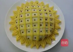 Illustration of how to make milky sunflower buns 12