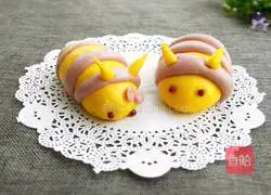 Illustration of how to make caterpillar steamed buns 22