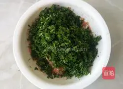 Illustration of how to make shepherd's purse dumplings 9