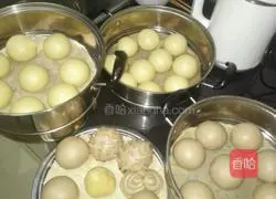 Illustration of how to make millet steamed buns 3