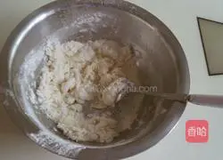 Illustration of how to make scallion pancakes 1